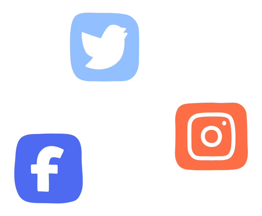 social media illustration